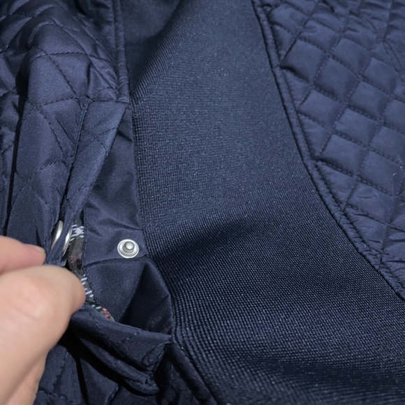 Kim Rogers Lined Lightweight Puffer Quilted Full Zip Vest Navy Blue - Picture 7 of 11